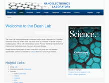 Tablet Screenshot of deanlab.com